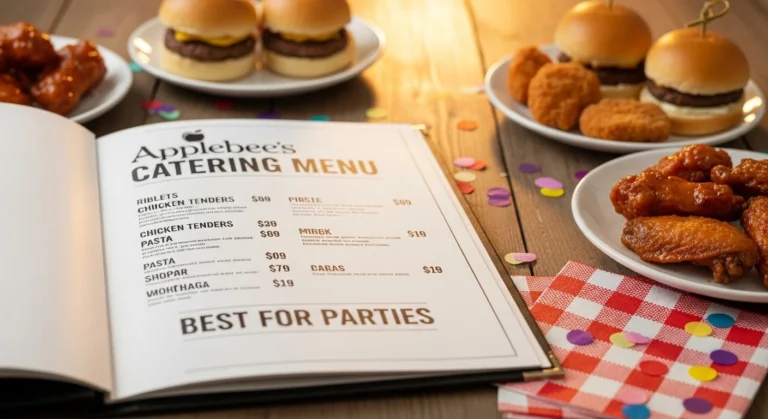 Applebee’s Catering Menu with Prices