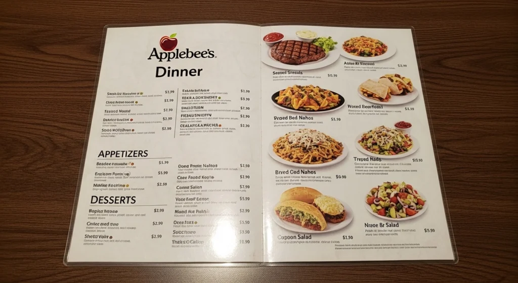 Applebee’s Dinner Menu with Prices