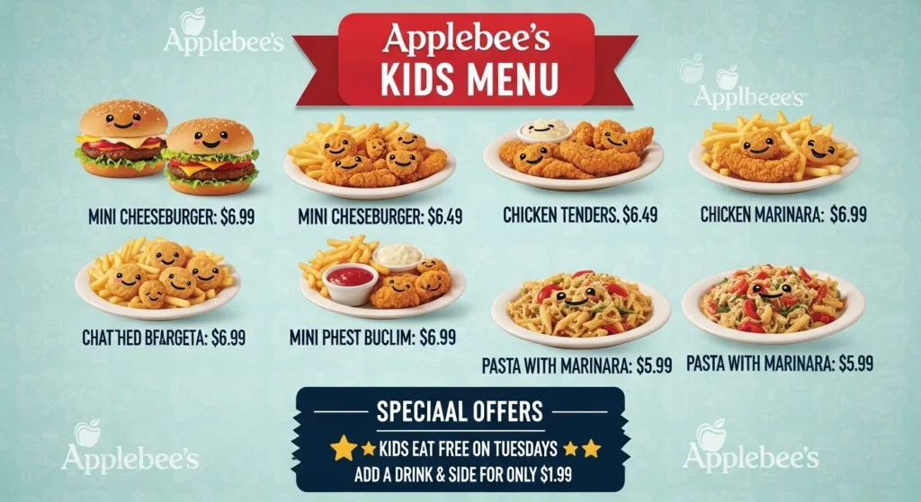 Applebee’s Kids Menu With Prices