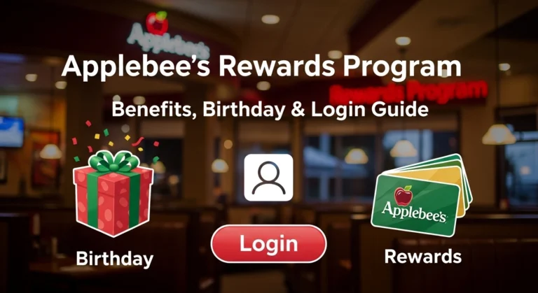 Applebees Rewards Program Benefits, Birthday & Login Guide