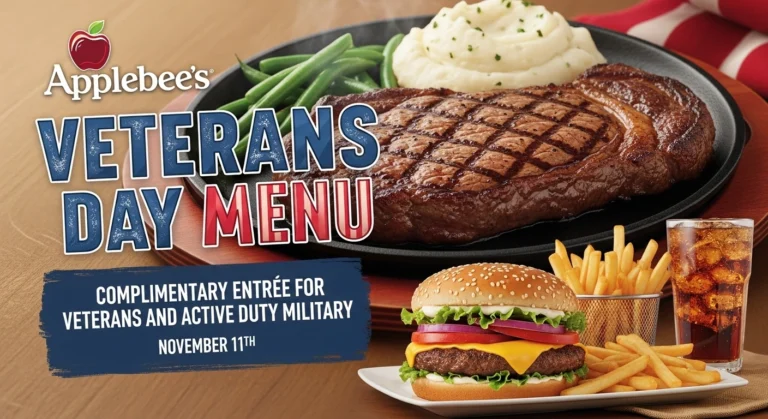 Applebee’s Veterans Day Menu