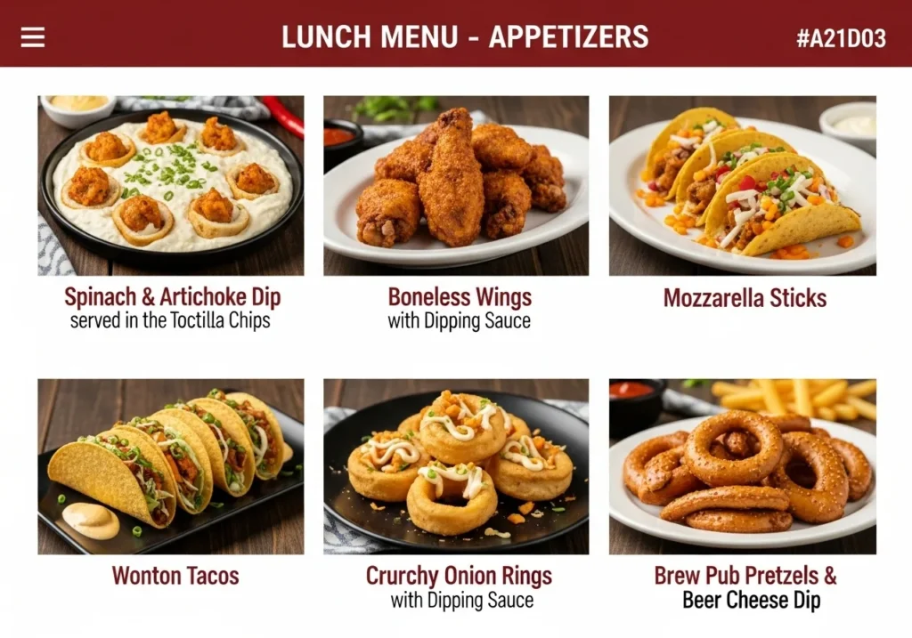 applebee's lunch menu 2025