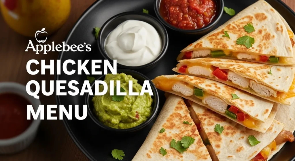 Applebee’s Chicken Quesadilla Menu [2025 Price & Recipe]