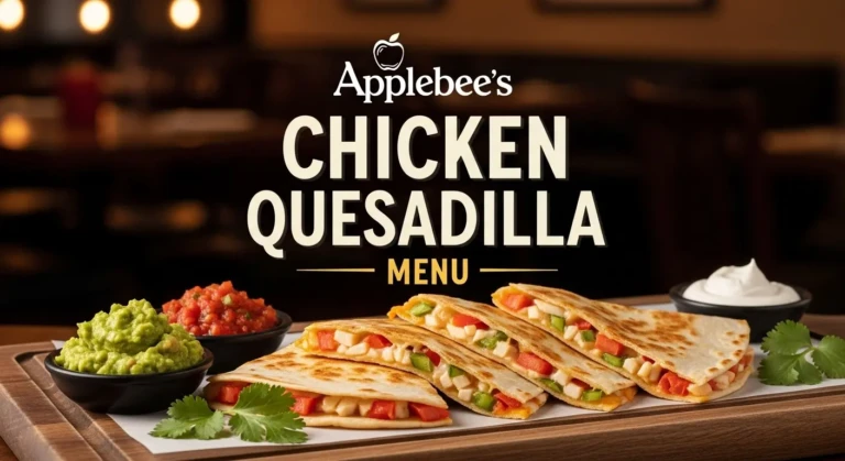 Applebee’s Chicken Quesadilla Menu