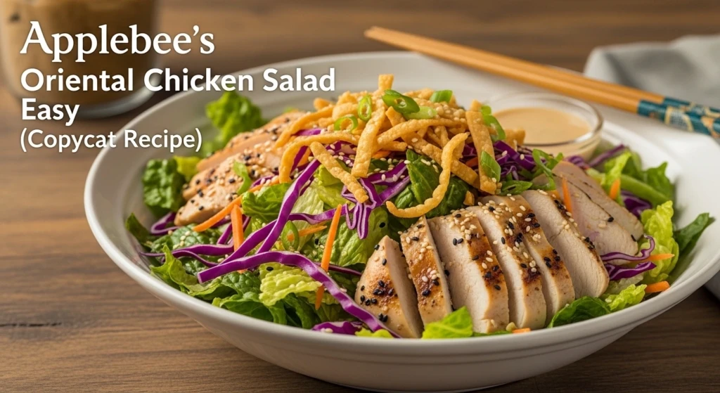 Applebee’s Oriental Chicken Salad Easy (Copycat Recipe)
